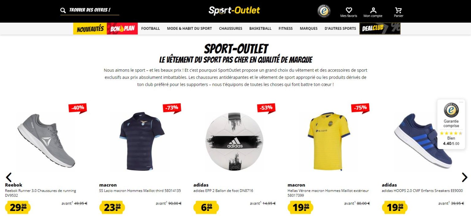 Les 10 meilleurs magasins de sport en ligne 2021