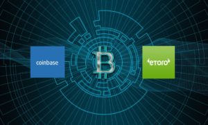 Coinbase ou eToro, Coinbase vs eToro, Coinbase versus eToro, Coinase eToro comparatif crypto bitcoin