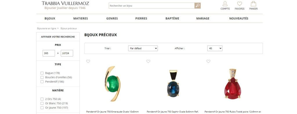 Vuillermoz fait partie des meilleures bijouteries en ligne, les meilleurs sites pour acheter des bijoux en ligne