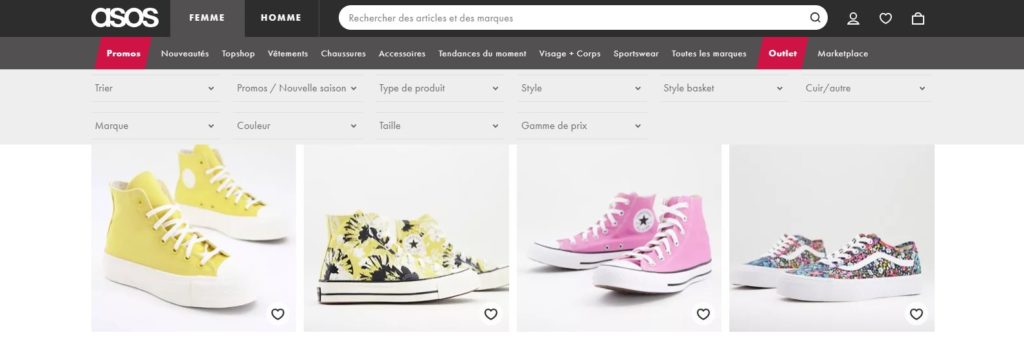 Site de vente de on sale chaussure