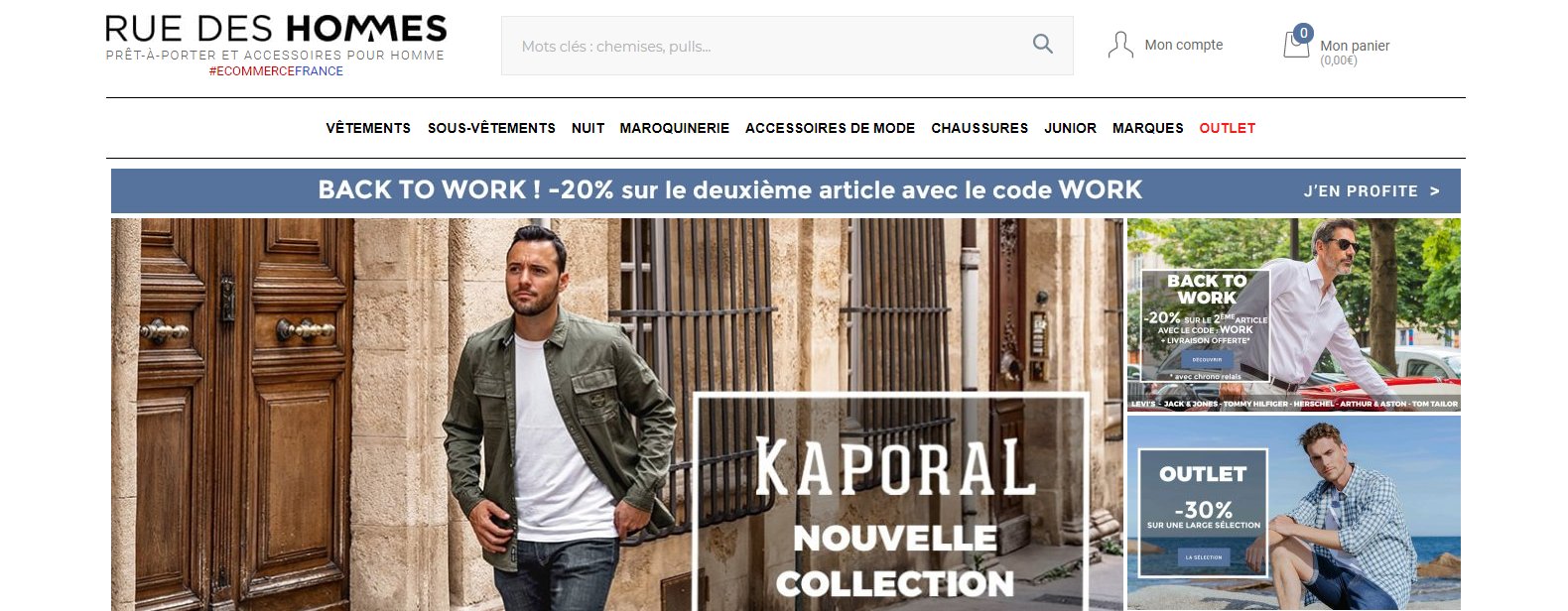 Les 10 meilleurs sites de vêtements pour homme en 2023