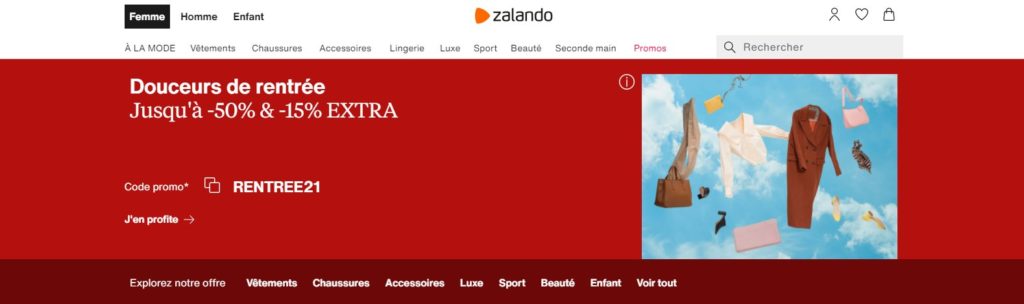 Zalando fait partie des meilleurs sites des vêtements pour femme