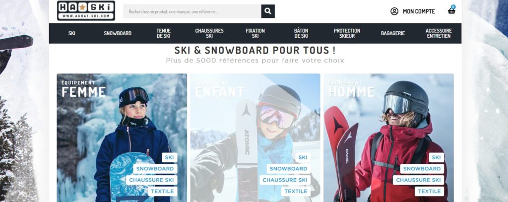 Protection sport dhiver : matériel de ski Snowleader