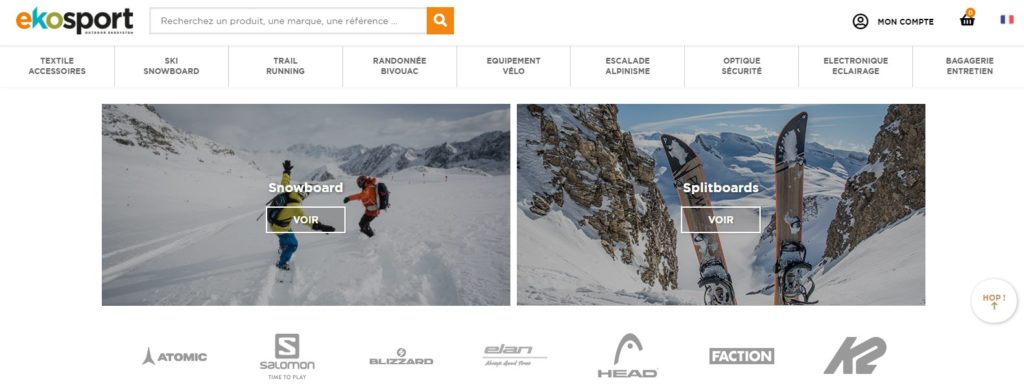 Ekosport fait partie des meilleurs magasins de ski et snowboard en ligne