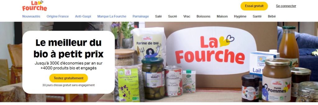 La Fourche fait partie des meilleurs magasins bio en ligne pour l'alimentation bio
