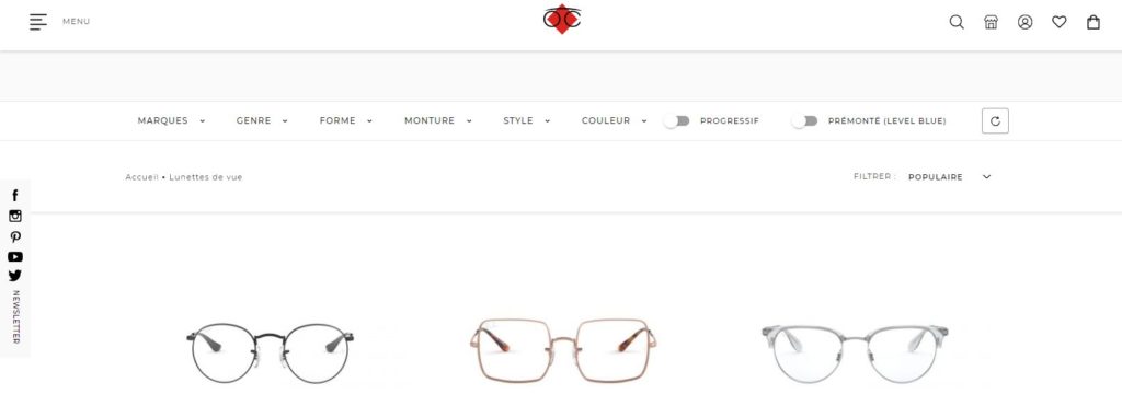 Optical Center fait partie des meilleurs sites pour acheter des lunettes en ligne, meilleurs opticiens en ligne