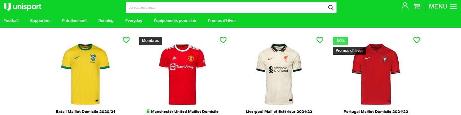 Les 10 meilleurs sites pour acheter un maillot de foot