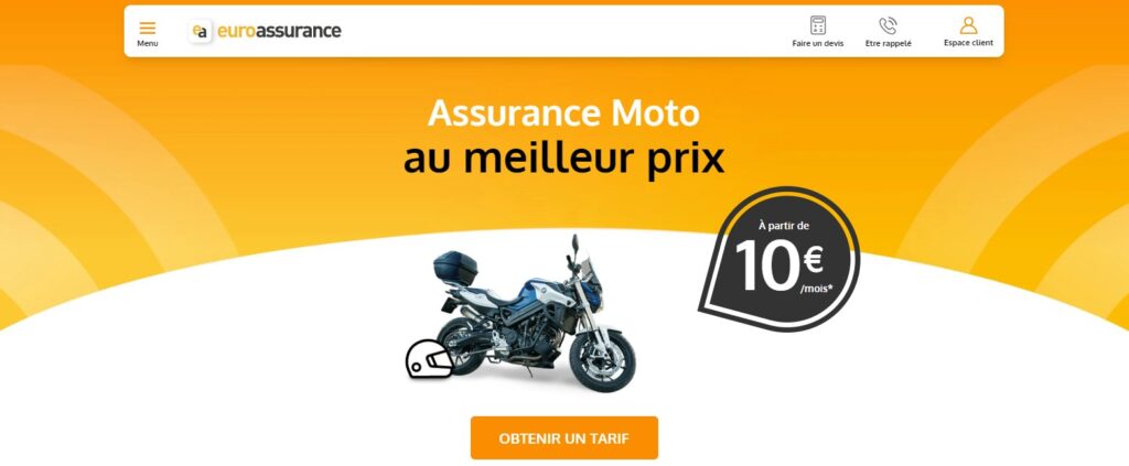 Meilleures assurances moto : Euro Assurance