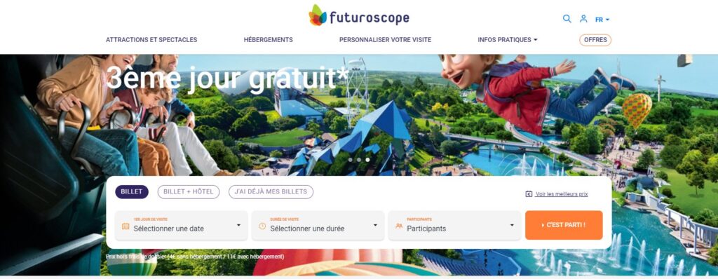 Meilleurs parcs d'attraction en France : Futuroscope