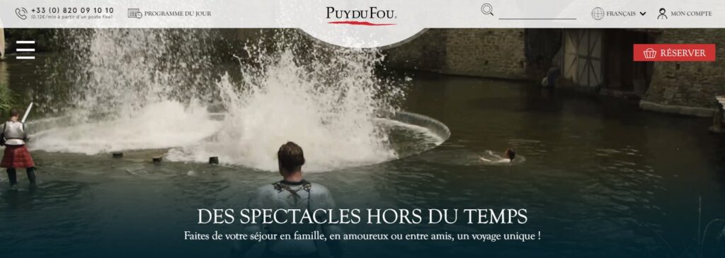 Meilleurs parcs d'attraction en France : Puy du Fou