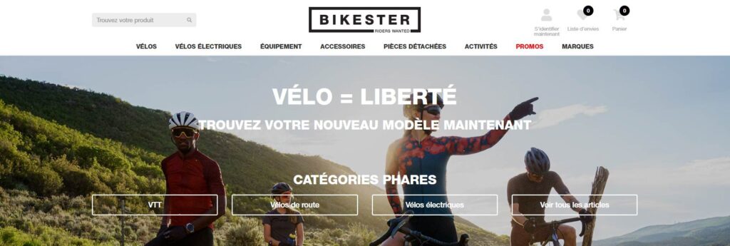 Meilleurs sites pour acheter un vélo : Bikester