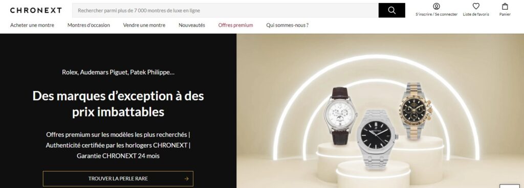 Meilleurs sites pour acheter une montre de luxe : Chronext