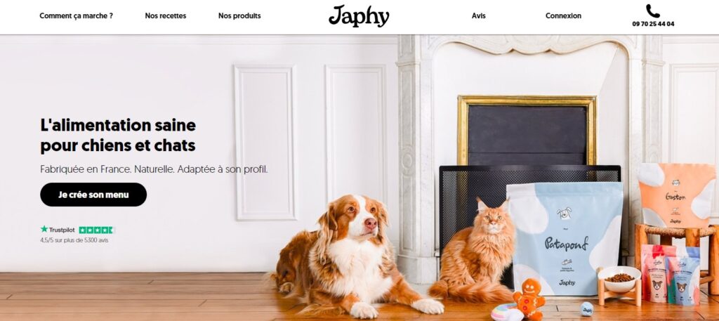 Meilleurs sites pour acheter de la nourriture pour chien et chat, meilleurs sites pour acheter des croquettes : Japhy