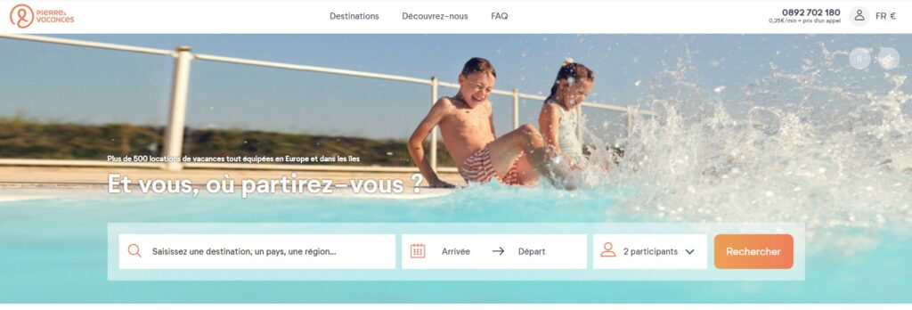 Agence de voyage, meilleurs sites pour réserver des vacances : Pierre & Vacances