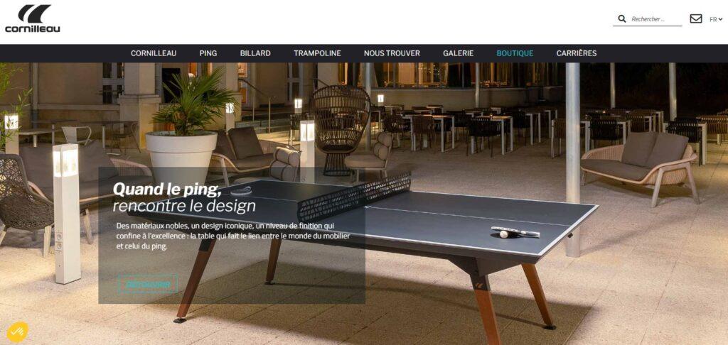Meilleurs sites pour acheter une table de ping-pong : Cornilleau
