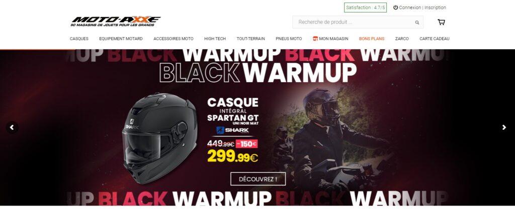 Meilleurs sites pour acheter un casque moto et scooter : Moto-Axxe