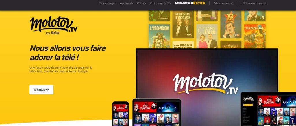 Meilleures plateformes de streaming : Molotov TV