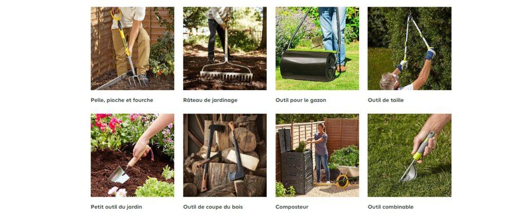 Meilleurs sites pour acheter des outils de jardinage : Castorama
