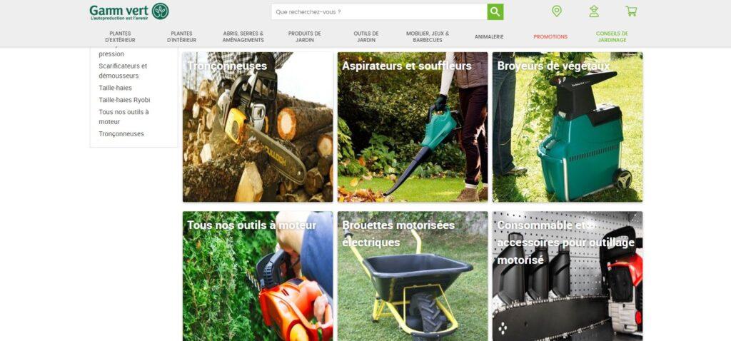 Meilleurs sites pour acheter des outils de jardinage : Gamm Vert