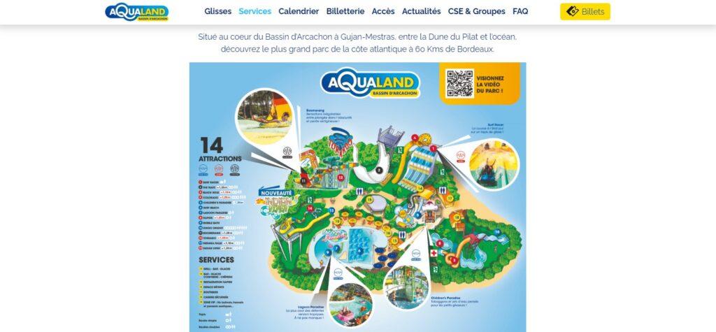 Meilleurs parcs aquatiques en France : Aqualand Bassin d'Arcachon