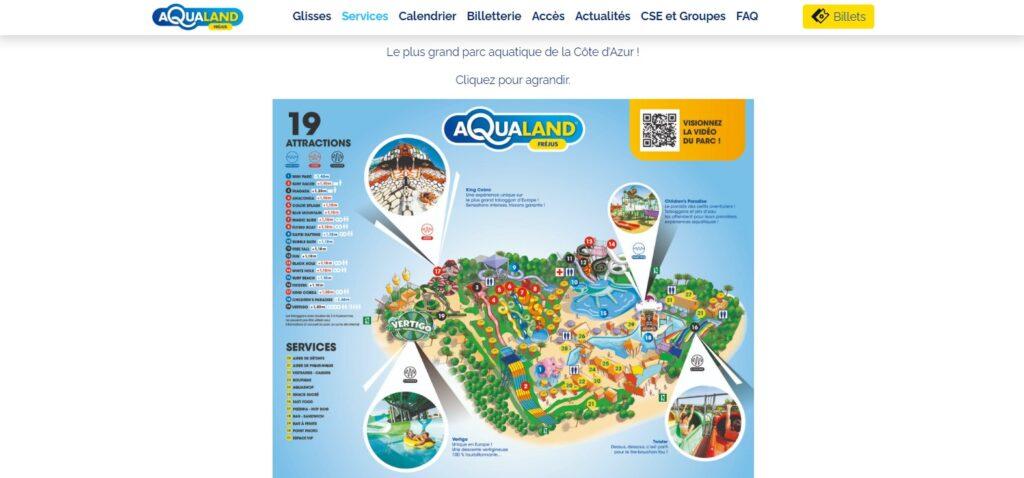 Meilleurs parcs aquatiques en France : Aqualand Fréjus