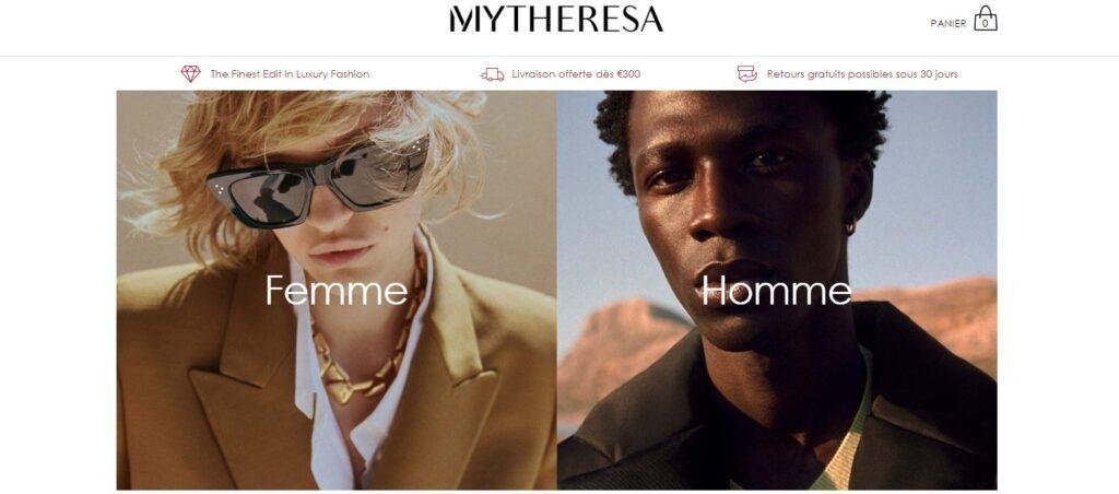 Meilleurs sites de vêtements de luxe : Mytheresa