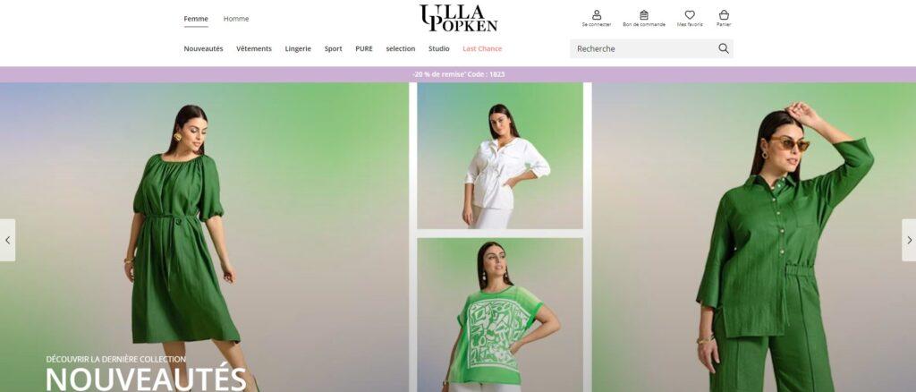 Ulla Popken fait partie des meilleurs sites de vêtements pour femme