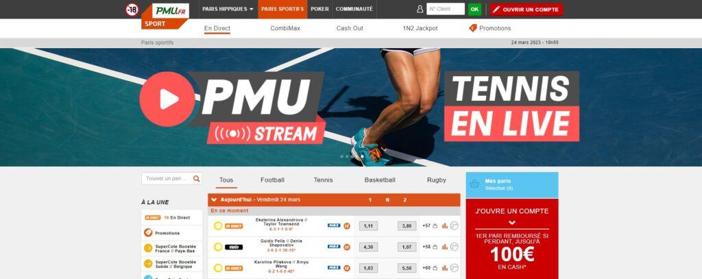 Meilleures applications de paris sportifs : PMU Sport