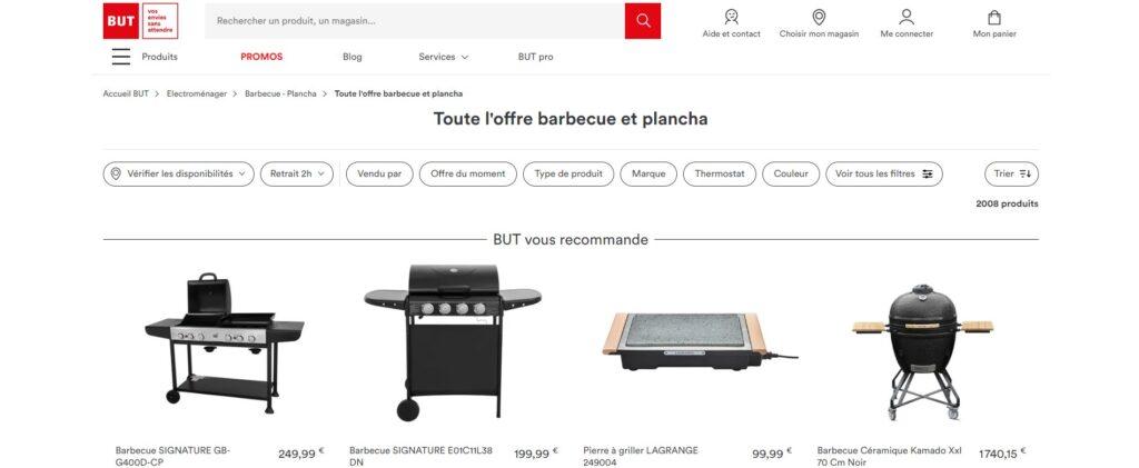 Meilleurs sites pour acheter un barbecue : BUT