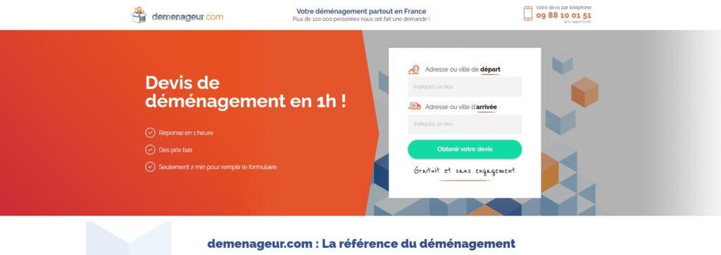 Meilleurs sites pour trouver un déménageur : Déménageur.com