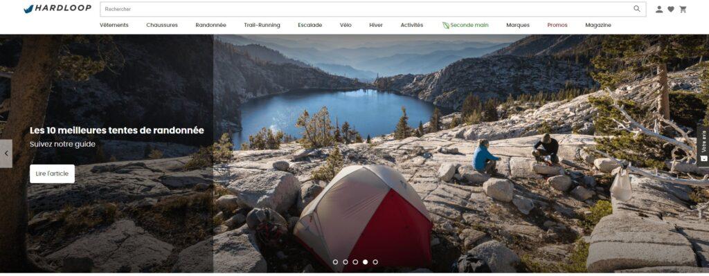 Meilleurs sites pour acheter du matériel de camping : Hardloop