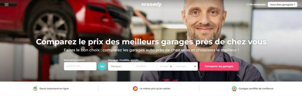 Meilleurs sites pour trouver un garage fiable : Vroomly