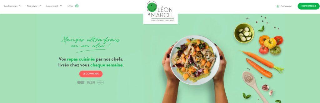 Meilleurs services de livraison de repas bio à domicile : Léon & Marcel
