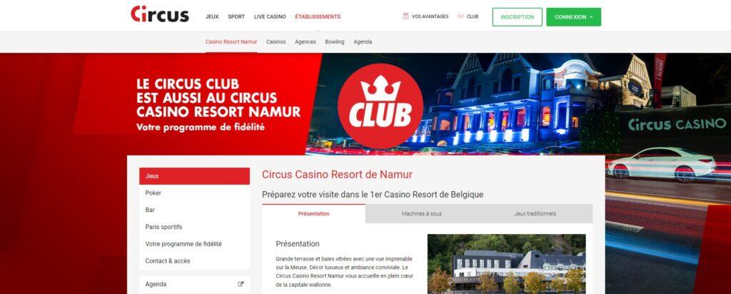 Meilleurs casinos terrestres en Belgique : Casino de Namur