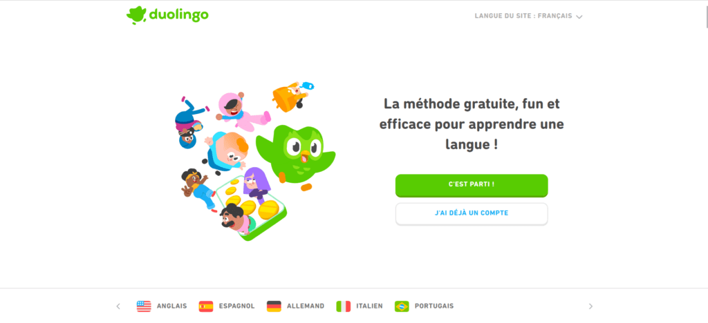 Duolingo fait partie des meilleures apps pour apprendre l'anglais