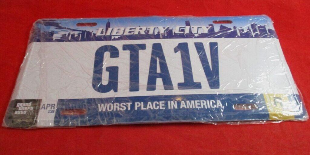 Liberty City License Plate