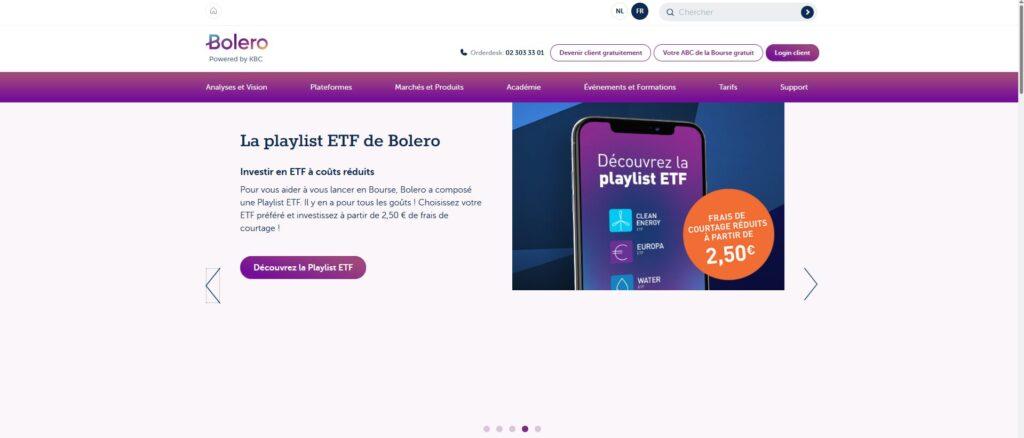 Bolero.be fait partie des meilleurs courtiers en bourse en Belgique