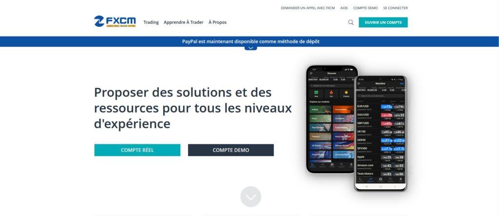 FXCM fait partie des meilleurs courtiers en bourse au Maroc