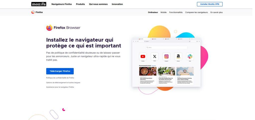 Mozilla Firefox fait partie des meilleures alternatives à Google Chrome