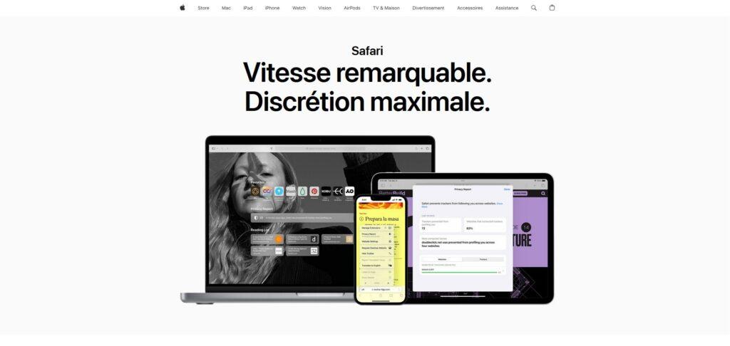 Safari fait partie des meilleures alternatives à Google Chrome