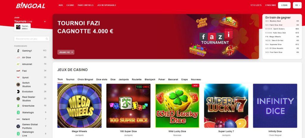 Bingoal Casino est l'une des meilleures alternatives à Ladbrokes Casino