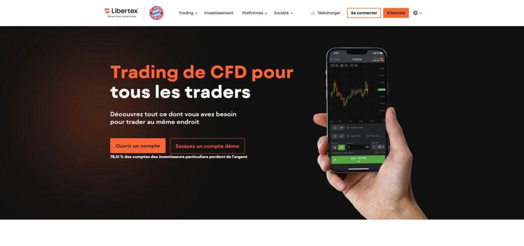 Libertex fait partie des meilleurs courtiers en bourse en France