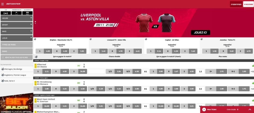 Meilleures alternatives à Unibet Belgique pour les paris sportifs : Betcenter