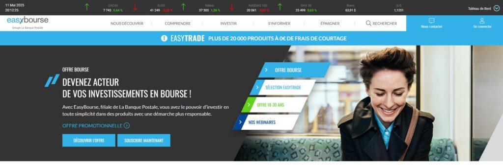 EasyBourse est l'un des meilleurs PEA en France