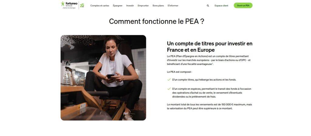Fortuneo fait partie des meilleurs PEA pour investir