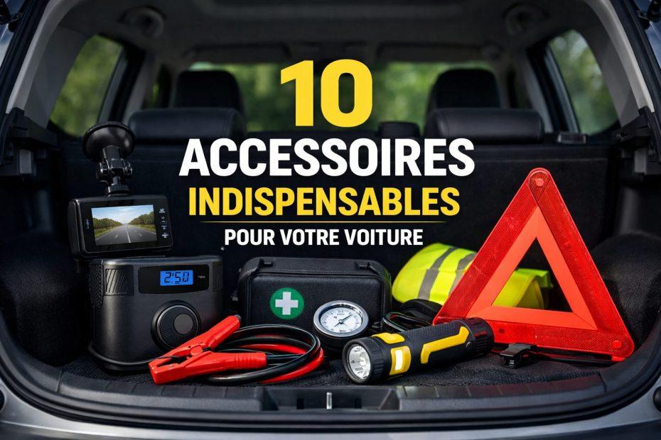 Meilleurs accessoires pour voiture : les indispensables